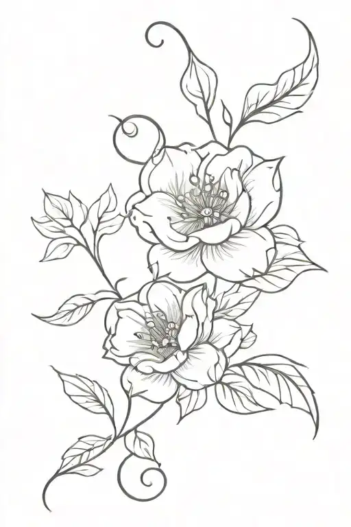 Back Tattoo Floral Patterns Inspired