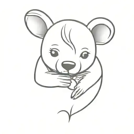 Bear Hugging Bunny Rabbit