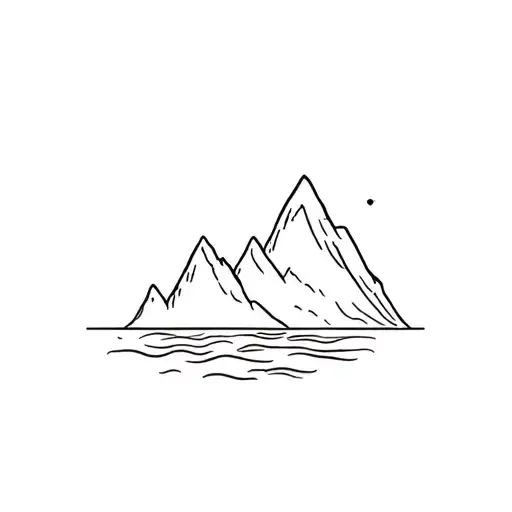 Beach And Mountain