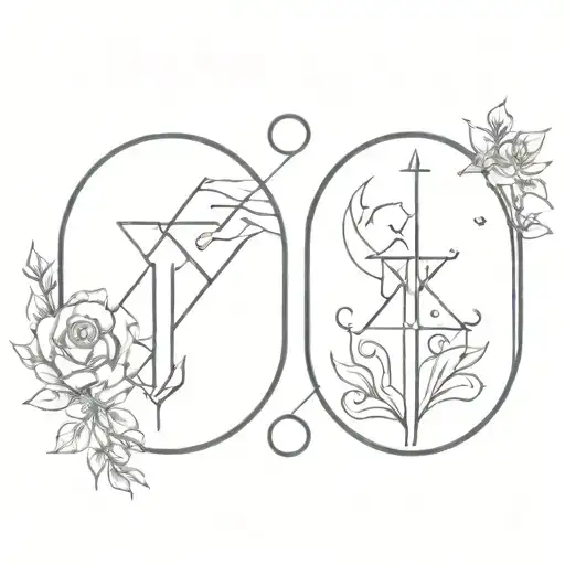 Soulmate Matching Tattoos Strength Tarot Card