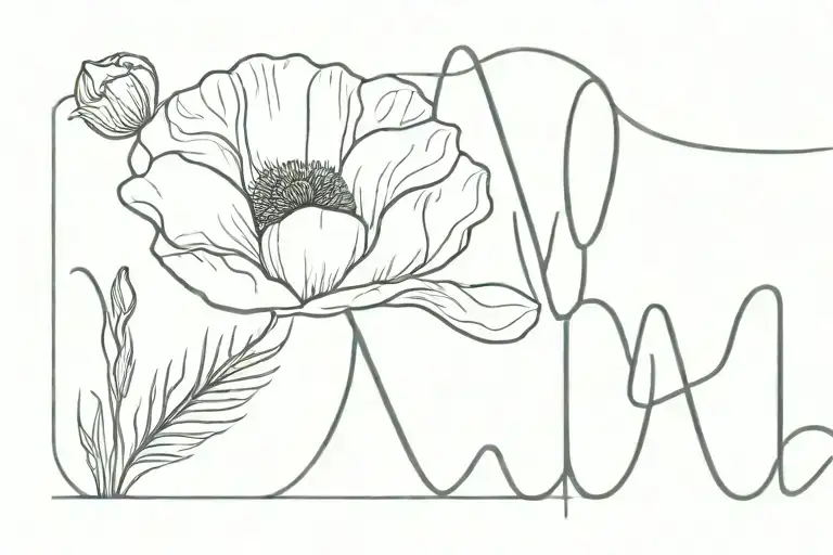 Poppy Lettering Mona