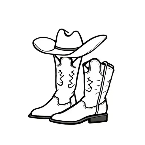 Small Cowboy Hat Or Boots