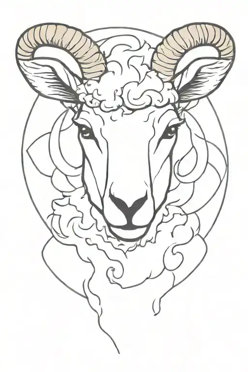 Lamb Crown On Its Head