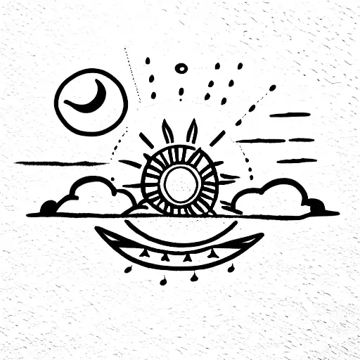 Bible Verse With Clouds And Sun