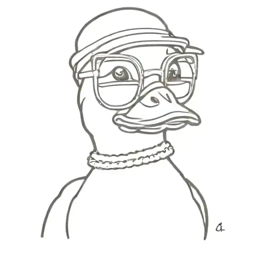 Duck Wearing Sun Glasses
