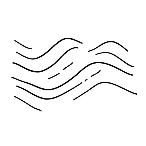 Line Wave Black With 3 Waves