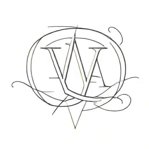 Twin Father Letter A