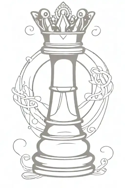 King Chess Piece Masculine