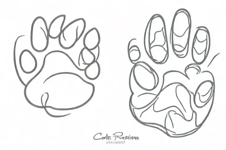 Cat Paw Print