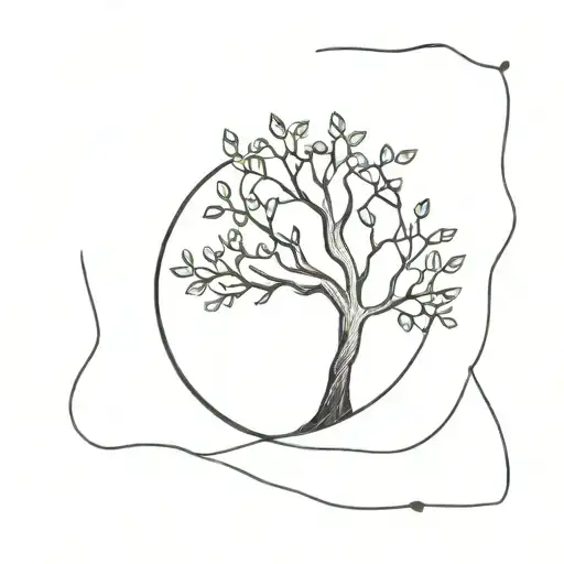Simple Tree Coming Through Book And Gem Stone