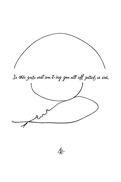 Small Fine Line Tattoo With Bible Verse