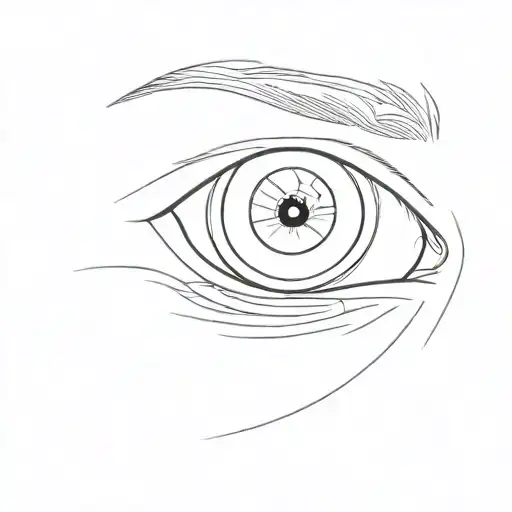 Tired Male Eyes With Vertical Pupils