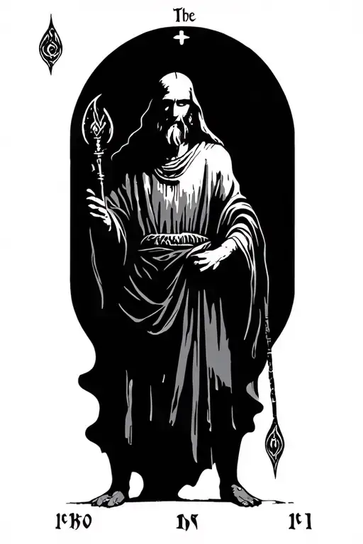 The Hermit Tarot Card