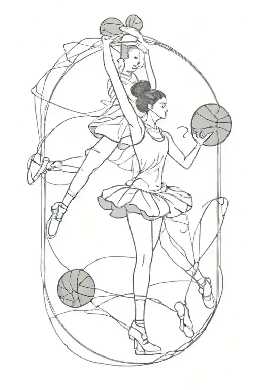 Basketball And Ballet