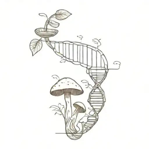 Dna And Mushrooms