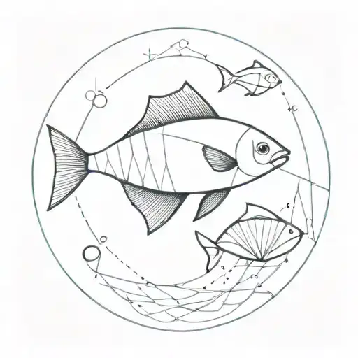 Geometric Design Incorporating Ocean Fish