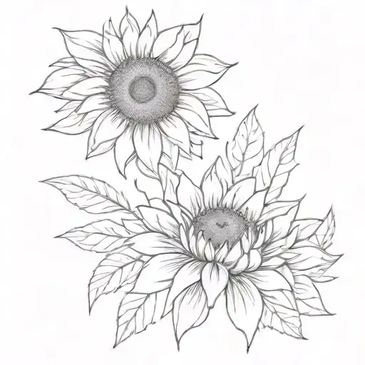 Sunflower And Mum Written