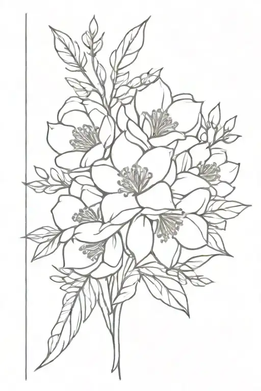 November May June Birth Flower Bouquet