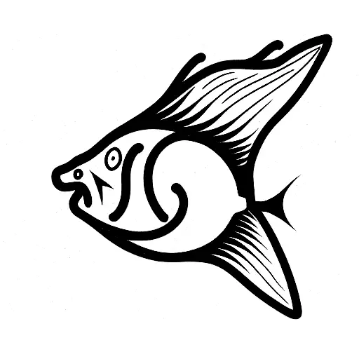 Angler Fish In The Style Of Dan Scanlon