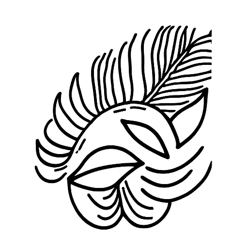 Tropical With Dog Paws