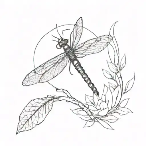 Dragonfly Outline