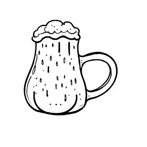 Disenchantment Series Princess Bean With Beer Black Linear