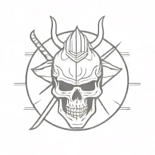 Samurai Skull