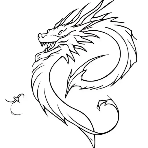 There Should Be A Simple Dragon Flying