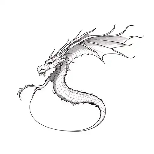 There Should Be A Simple Dragon Flying