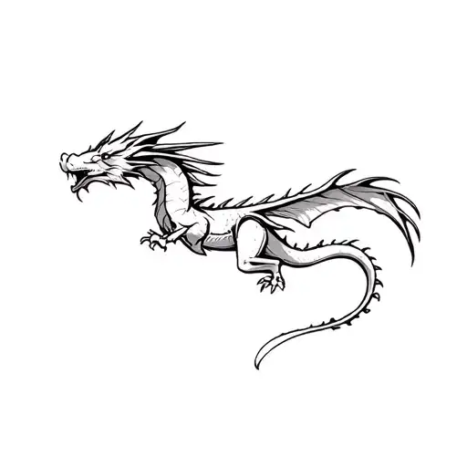 There Should Be A Simple Dragon Flying