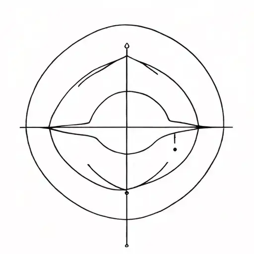 Geometric Tattoo Element Courage Earth Air Water