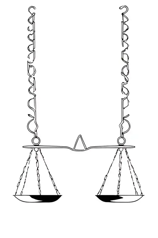 Libra Scales Balancing Life