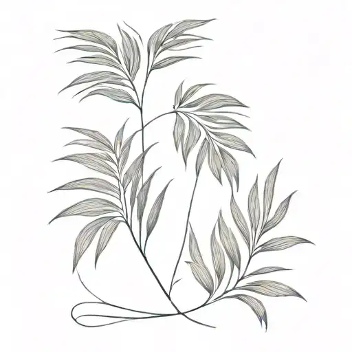 Palm Leaves Floral Sleeve