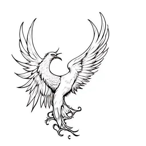 Phoenix Rising From The Ashes