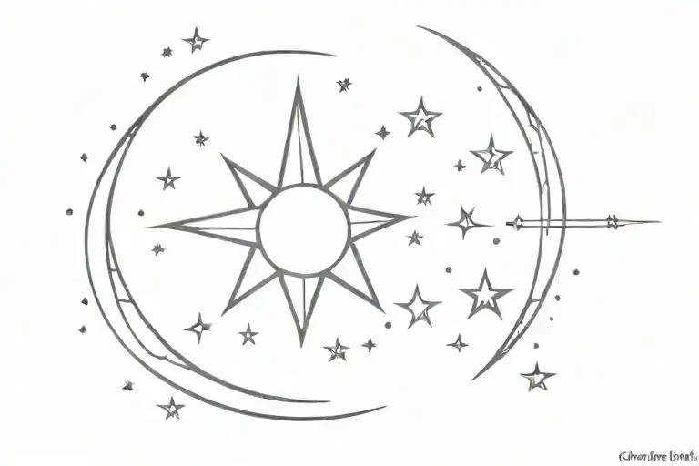 The Sun And Moon Star Constellation