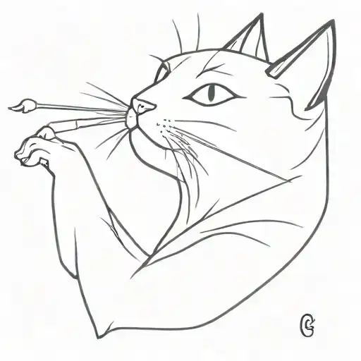 Cat Smoking
