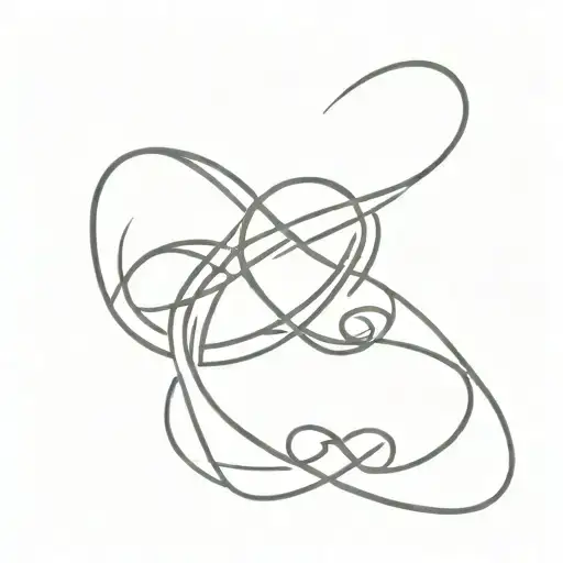 Infinity Symbol Intertwined With Name Georgia