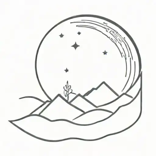 Path Cut By The Moon