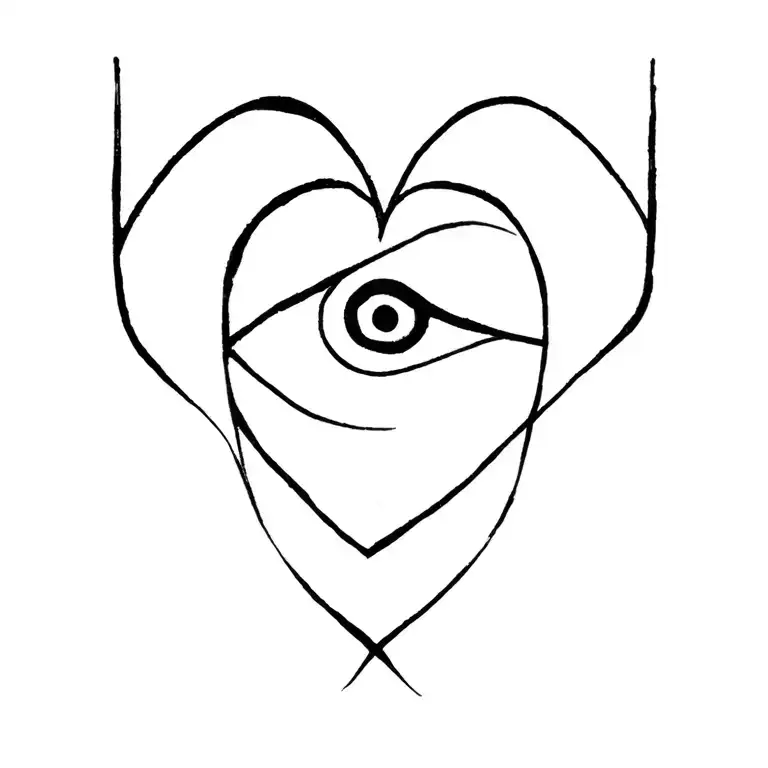 Love Heart Turkish Eye