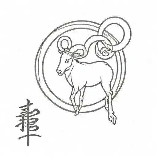 Japanese Sign For Aries Zodiac Sign