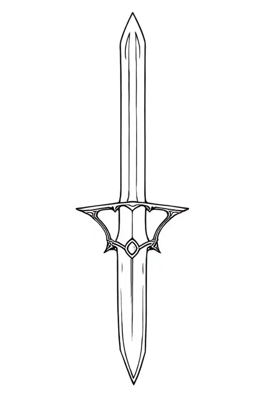 Sword With Bastard Sword Blade