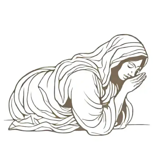 Mother Mary Praying