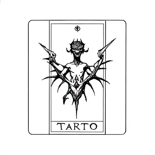 Demonic Tarot Card