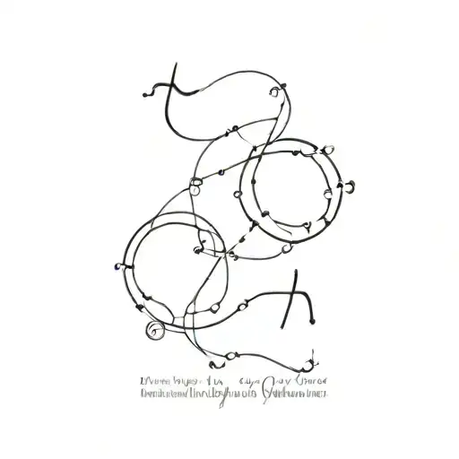 Scorpio Taurus Gemini Capricorn Constellation Intertwined