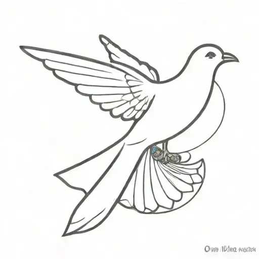 Dove With Clowns Horn