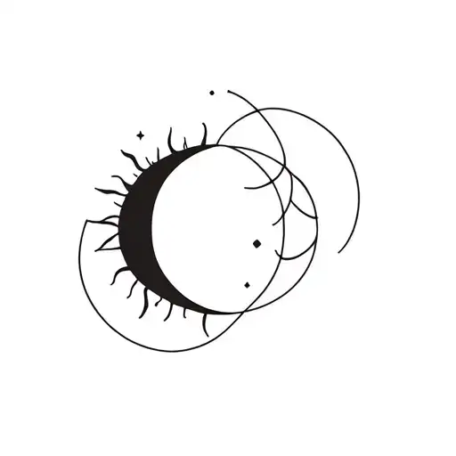 Sun And Moon Elements Interconnected