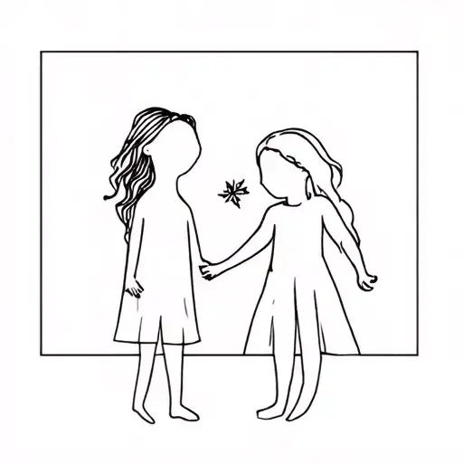 Son And Daughter Dragged By A Flake From Leon