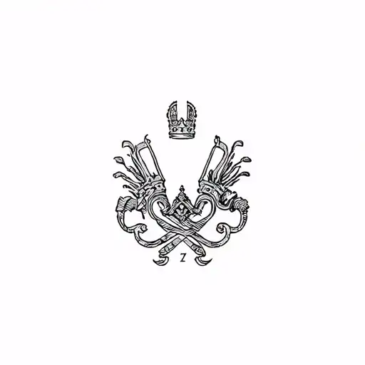 Royal Irish Regiment With Elements Of The Ocean