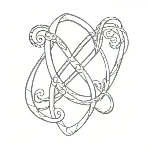 Design A Tattoo Incorporating The Infinity Symbol With Traditional Chinese And Scottish Symbols