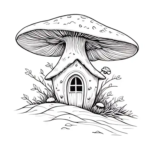 Mushroom Fairy House